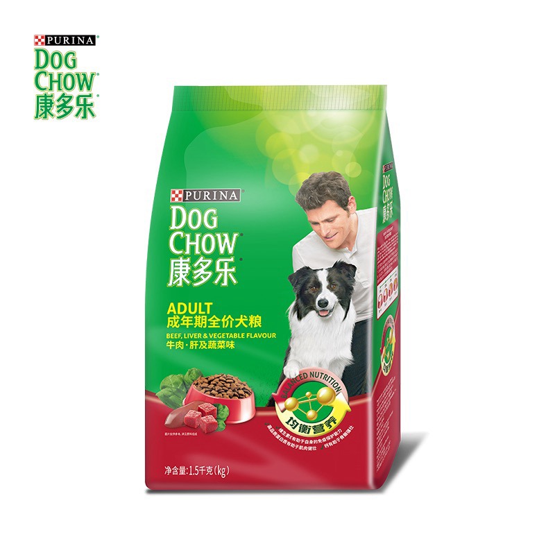 康多樂牛肉肝蔬菜味成年期全價犬糧